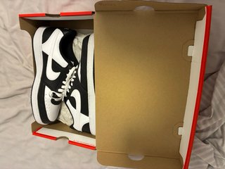Zapatillas Nike Court Vision Negras y Blancas