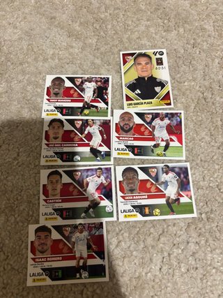 Lote cromos Sevilla FC La Liga Panini