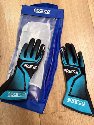 Guantes Sparco Rush Azul/Negro