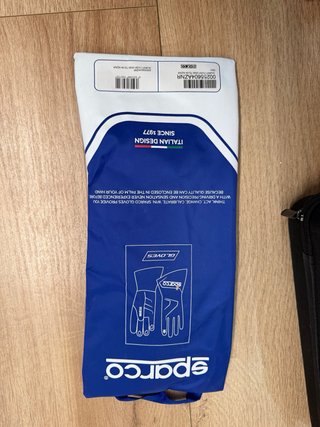 Guantes Sparco Rush Azul/Negro