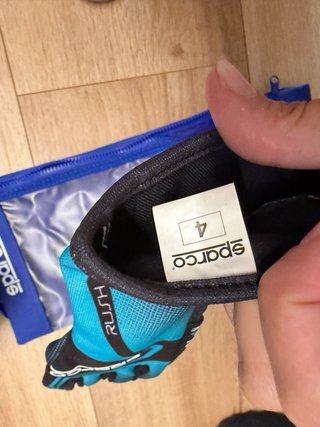 Guantes Sparco Rush Azul/Negro