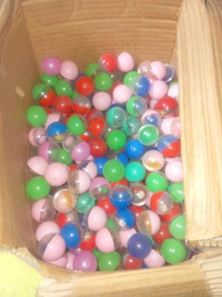 Bolas de máquina expendedora antiguas