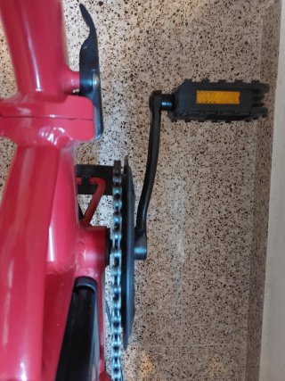Bicicleta Eléctrica Plegable HITWAY Roja