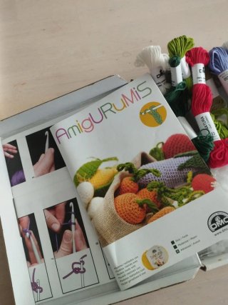 Kit Amigurumis Crochet Verduras DMC
