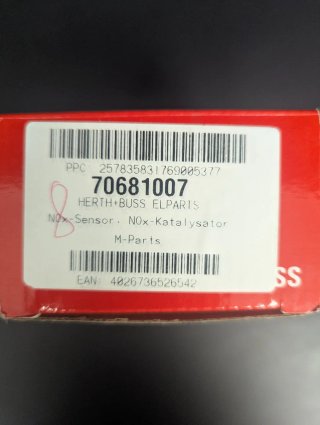 HERTH+BUSS ELPARTS Sensor NOx, catalizador NOx