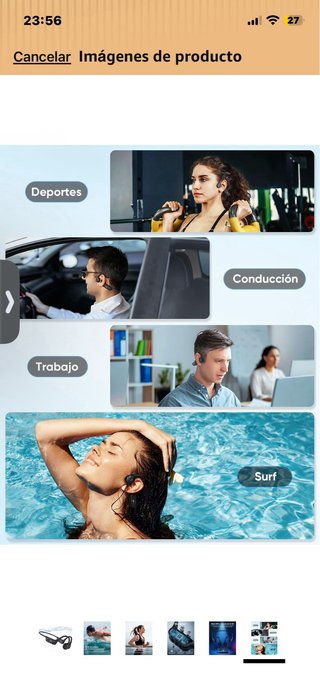 Auriculares Conduccion Osea Bluetooth 6.1