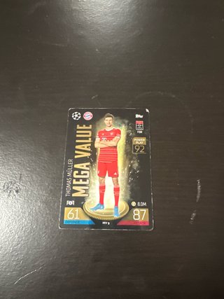 Cromo Topps Champions League Thomas Müller