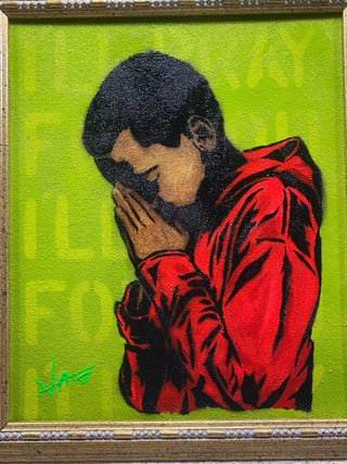 Cuadro Graffiti y Acrílico. Arte Urbano