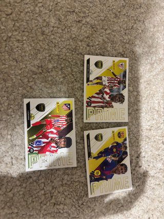 Lote 3 Cromos Panini Prime Liga