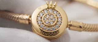 Pulsera Pandora Dorada 18cm