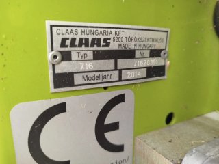 Corte Claas V750