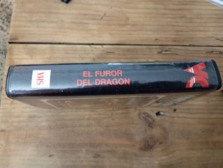 VHS El Furor del Dragón / EDICION VIDEOCLUB