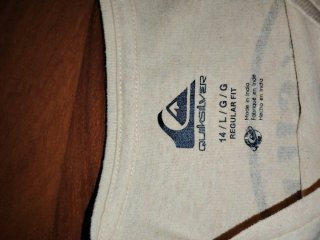 Camiseta Quiksilver Beige Multicolor