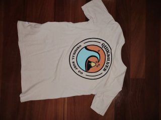 Camiseta Quiksilver Beige Multicolor