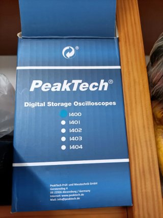 Osciloscopio Digital PeakTech 1400
