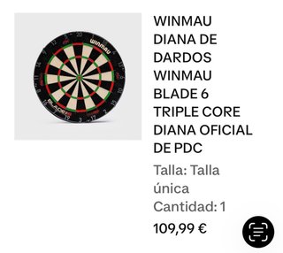 Diana de dardos Winmau Blade 6