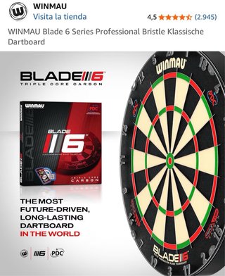 Diana de dardos Winmau Blade 6