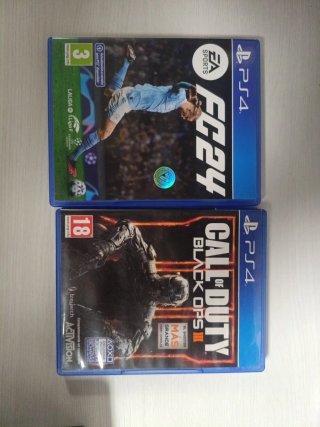 PS4 FC 24 y Call of Duty Black Ops III