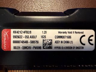 Memoria RAM HyperX FURY 8GB DDR4 2133 CL14