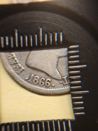 40 Cts de Escudo 1866 Isabel II Plata