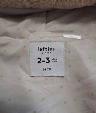 Abrigos Lefties 3 años