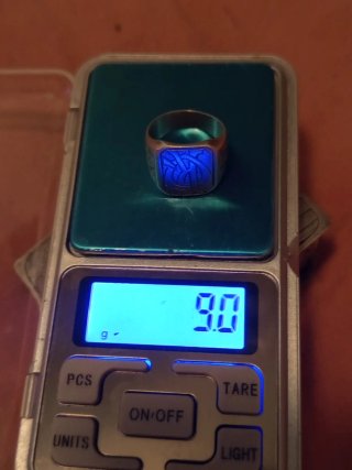 Anillo Sello Plata Ley Antigua