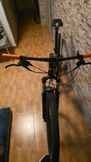 Bicicleta BH Montaña Negra Naranja