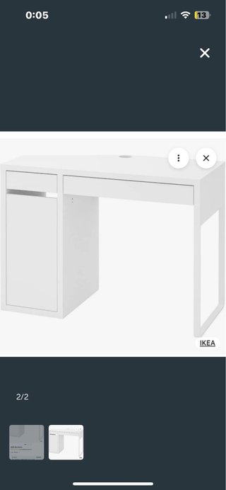 Escritorio blanco IKEA
