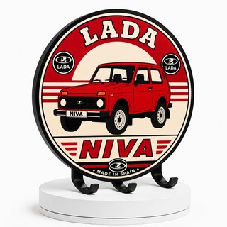 Cartel Luminoso LED LADA NIVA Coche Clásico