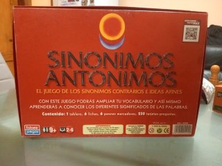 Juego de mesa Sinónimos y Antónimos