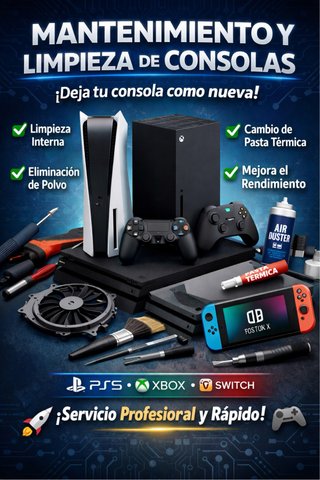 Mantenimiento y Limpieza de Consolas