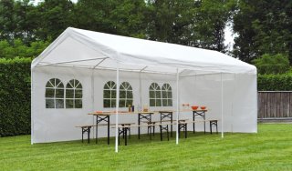 Gazebo 3x6m Bianco