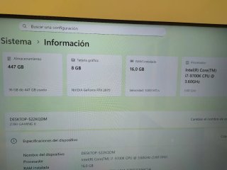 PC Gaming i7-9700K