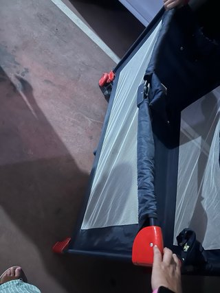 Cuna de viaje plegable