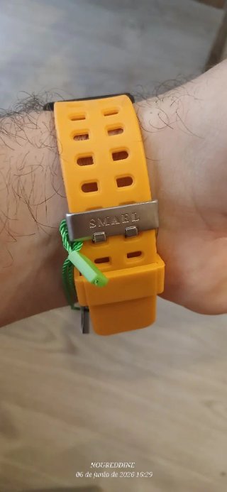Reloj SMAEL Dual Time Negro y Amarillo