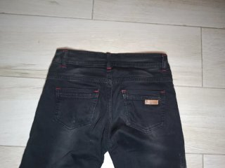 Pantalón vaquero largo hombre negro