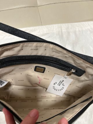 Bolso Guess Negro/Gris Pequeño