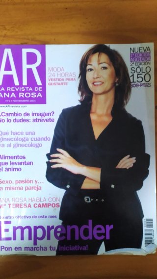 REVISTA NÚMERO 1 DE ANA ROSA DEL AÑO 2001