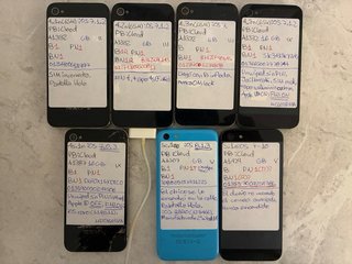 Lote 23 iPhones del 4 al 7. LEA DESCRIPCIÓN