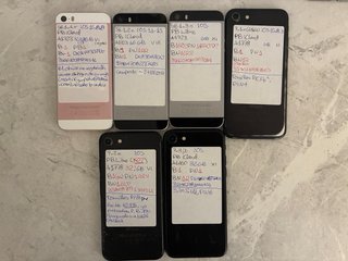 Lote 23 iPhones del 4 al 7. LEA DESCRIPCIÓN