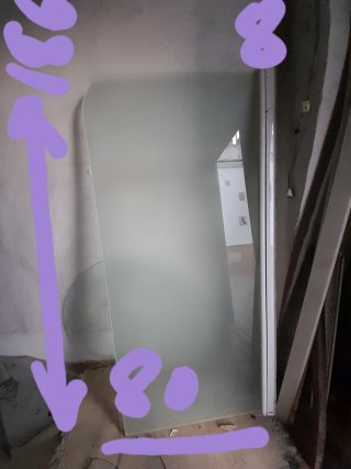 Mampara de ducha de cristal