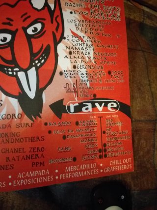 Cartel Festival Est_Mad 97 Extremoduro