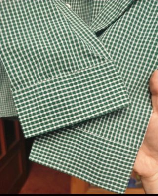 Camisa cuadros verde hombre Primark Talla M