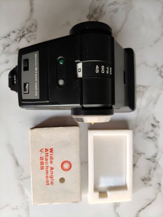 Flash Vivitar, Focal MPF, FLECTALUX y HANIMEX