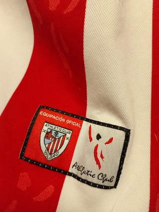 Camiseta Athletic Club Roja y Blanca