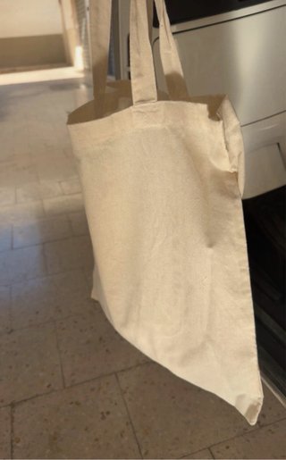 10 Shopper Cotone 38x42 cm Beige