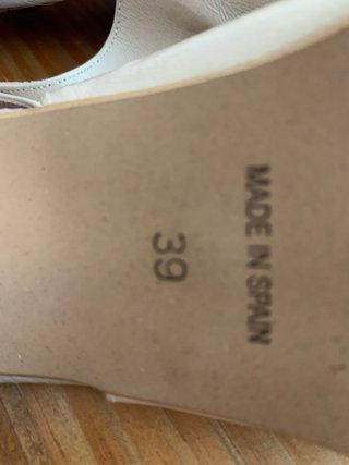 Zapatos de vestir slingback beige