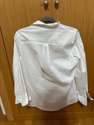 Camisa blanca manga larga