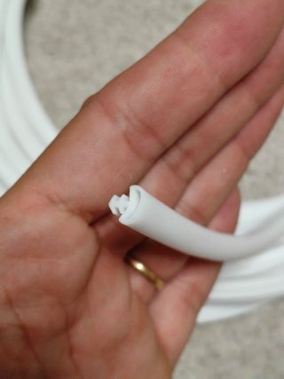 Perfil de vedação branco 10m