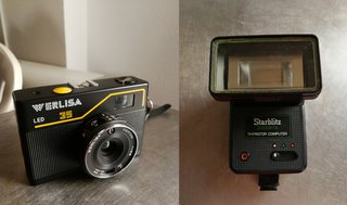 Cámara Werlisa 35 LED y Flash Starblitz 3000BTS